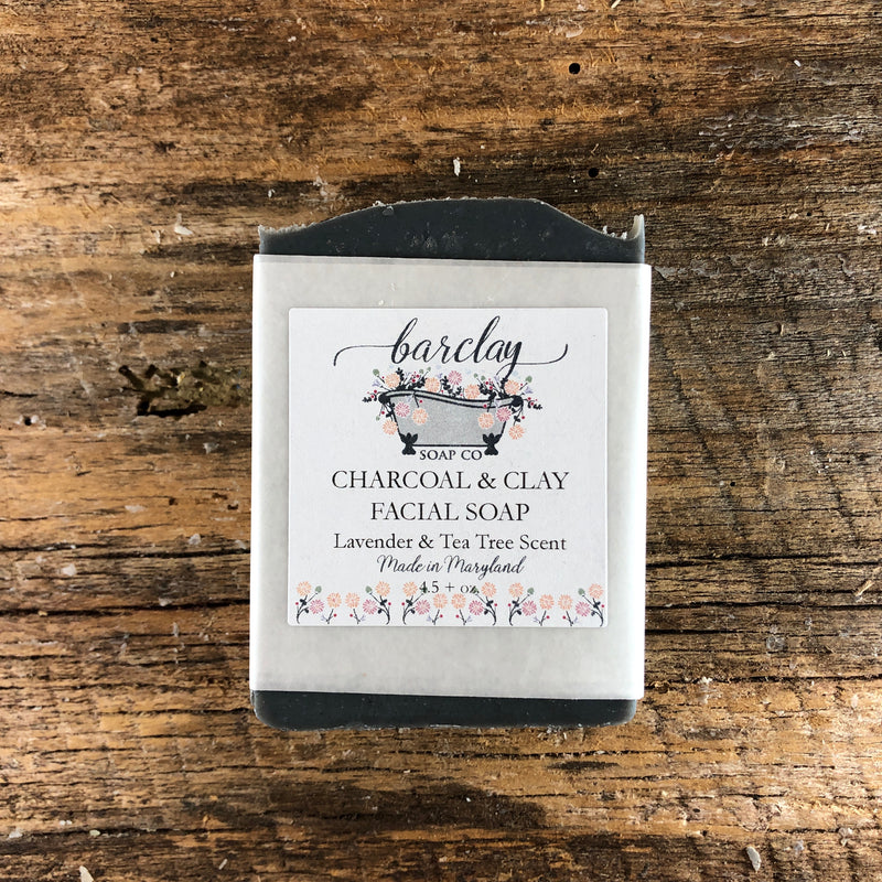 Charcoal & Clay Facial Soap